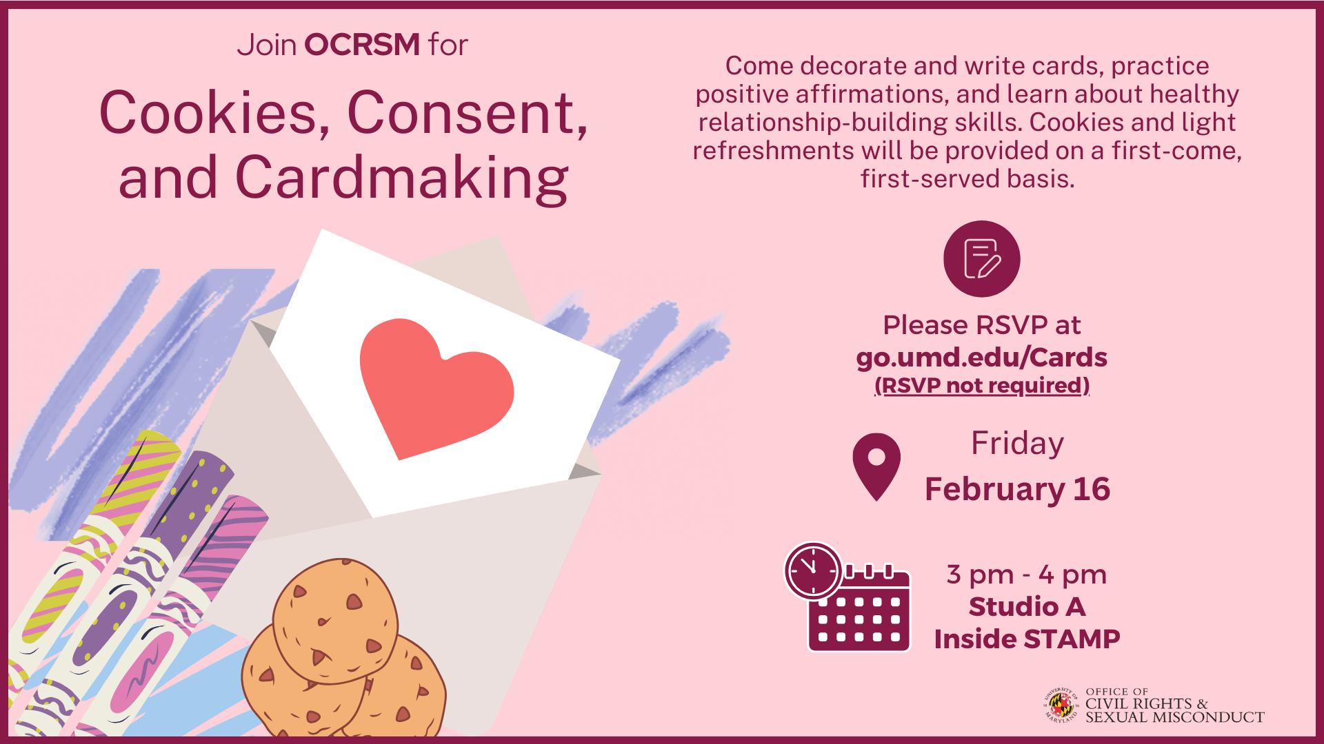 Cookies, Consent & Cardmaking Event